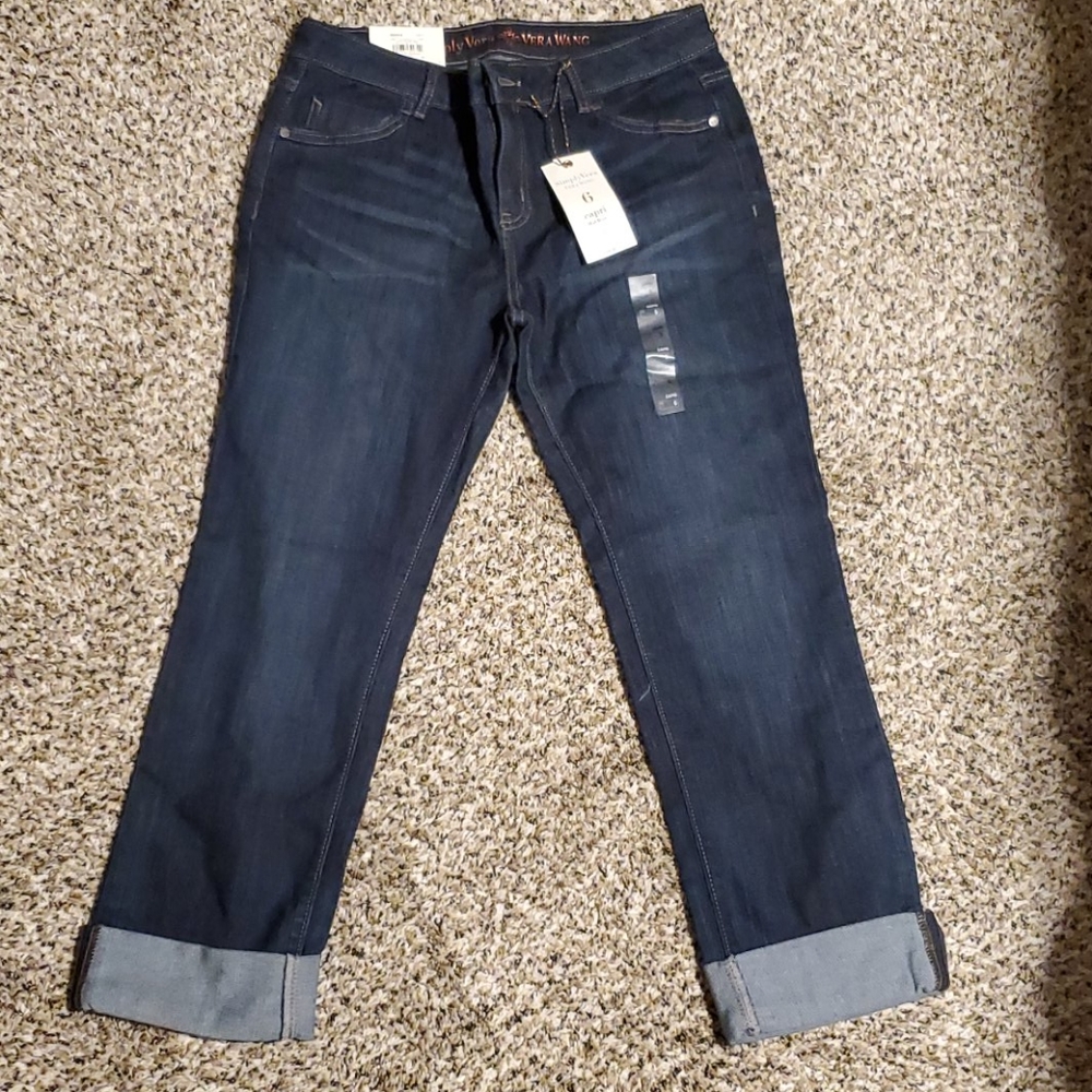 Womens jean capris